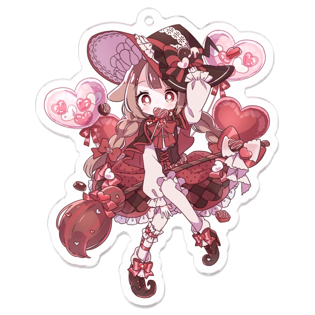 ゆるっともんすたーアクリルキーホルダー(魔女)