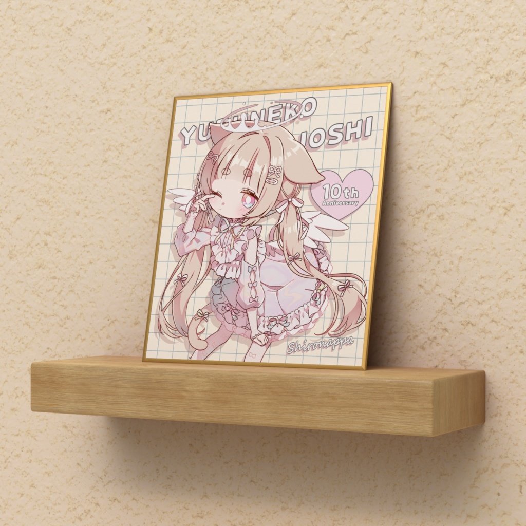 ゆるねこ女子10th　色紙