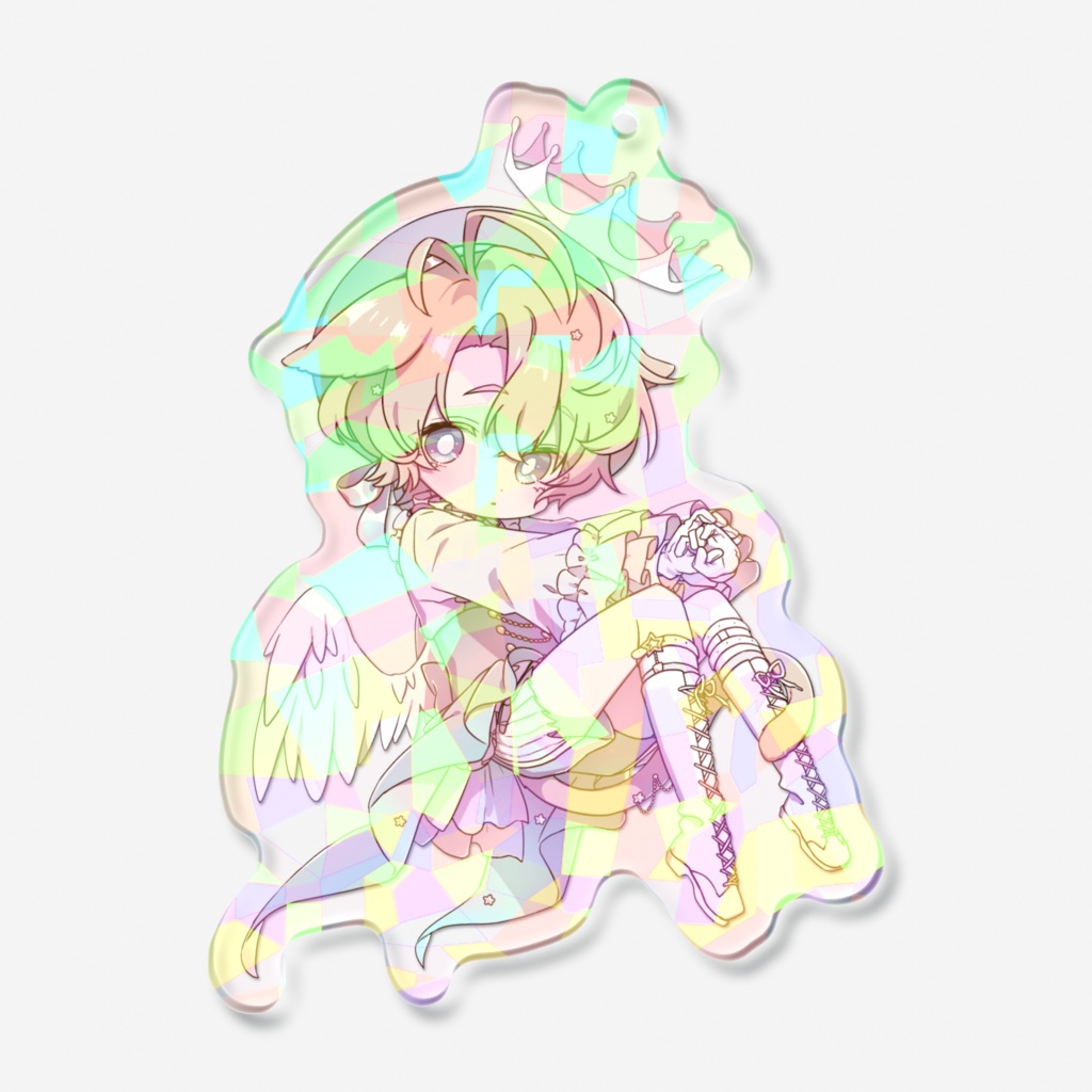 ゆるねこ男子10th　ホログラムアクリルキーホルダー