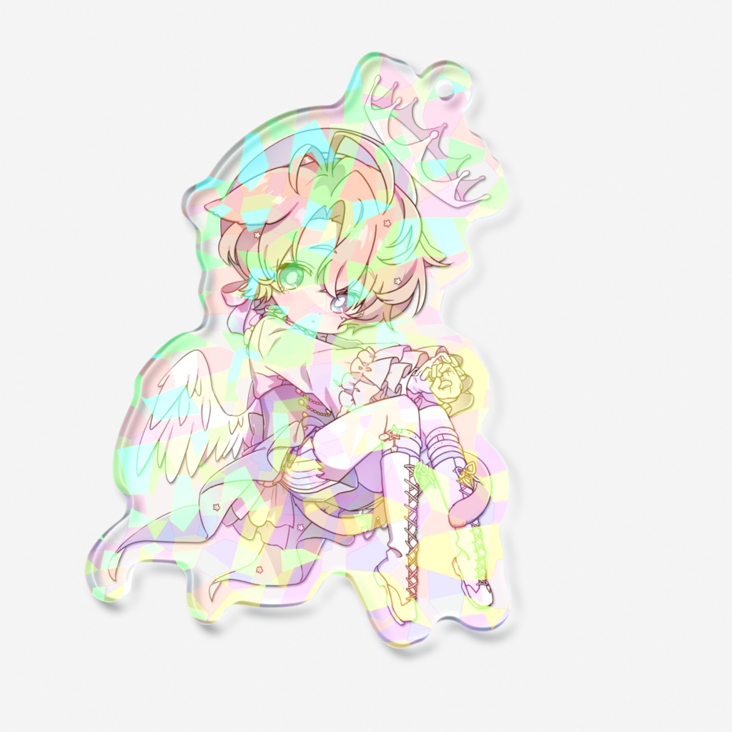 ゆるねこ男子10th ホログラムアクリルキーホルダー