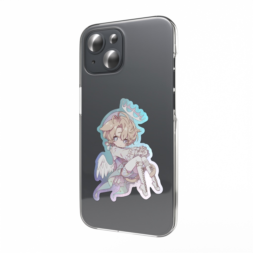 ゆるねこ男子10th　オーロラスマホステッカー