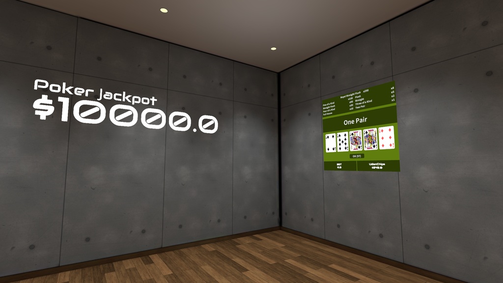 UdonChips対応VideoPoker