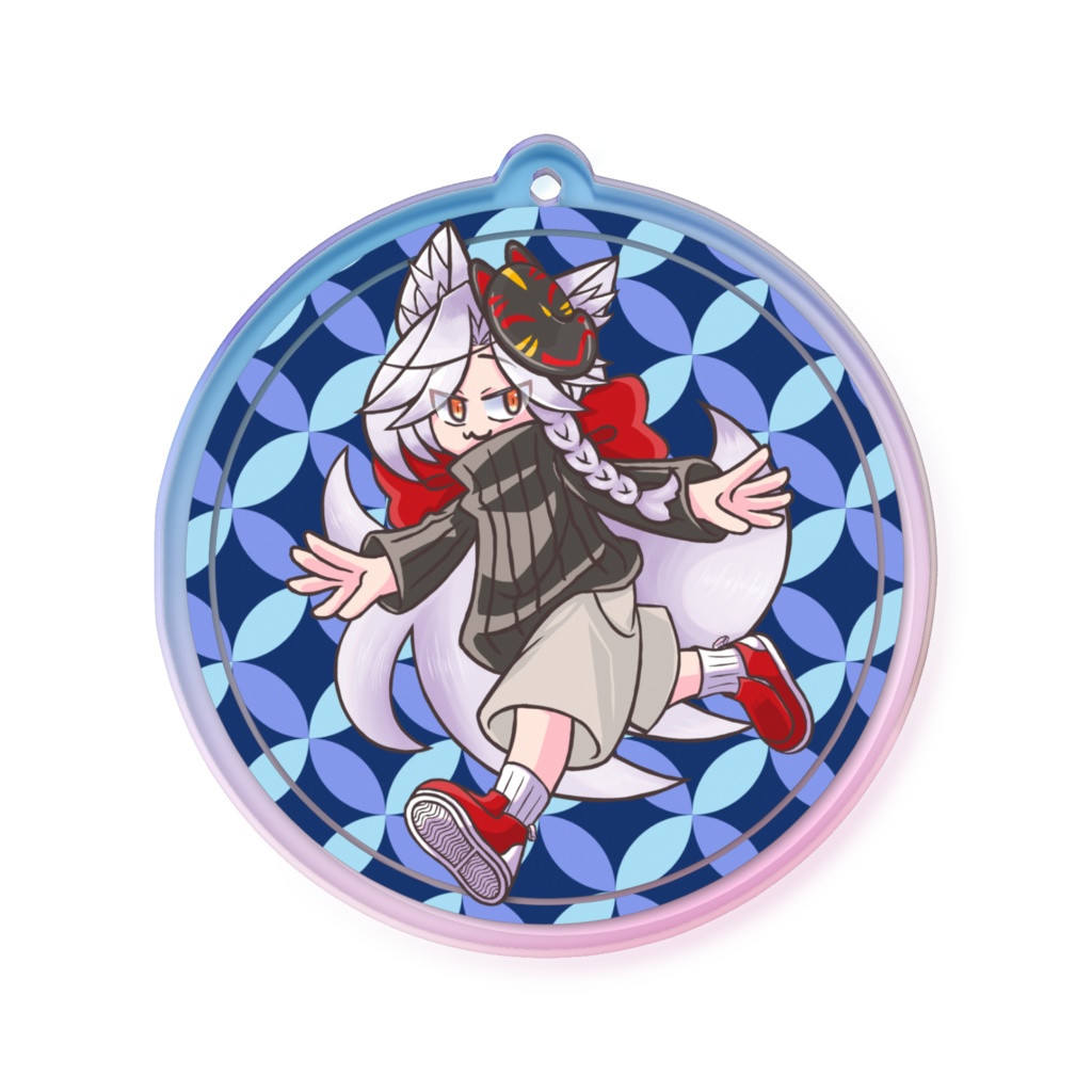 こーくん アクリルキーホルダー(オーロラ)