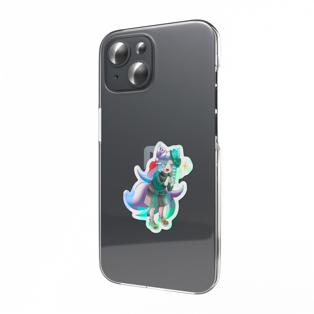 こーくんに色んなものを見せてあげるスマホステッカー(ホログラム)