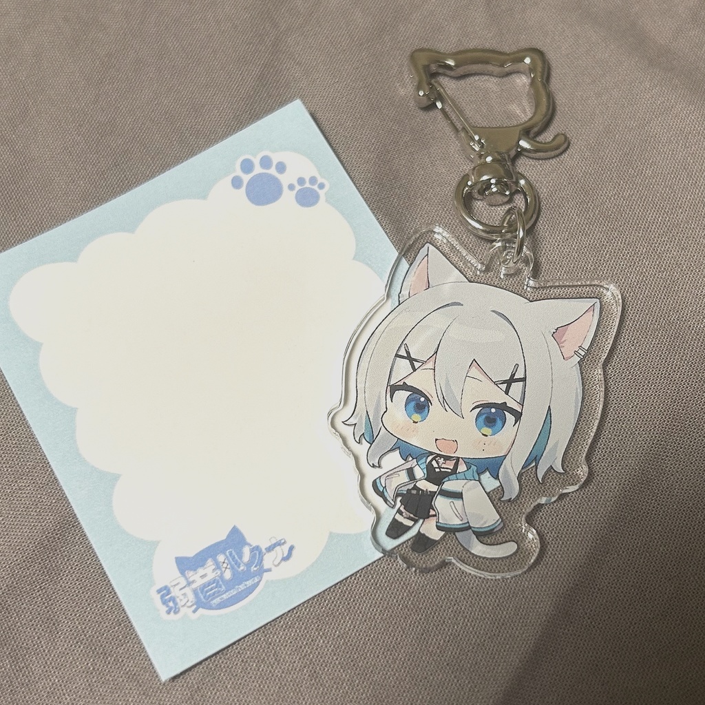 【数量限定！】アクリルキーホルダー(猫型ナスカン)