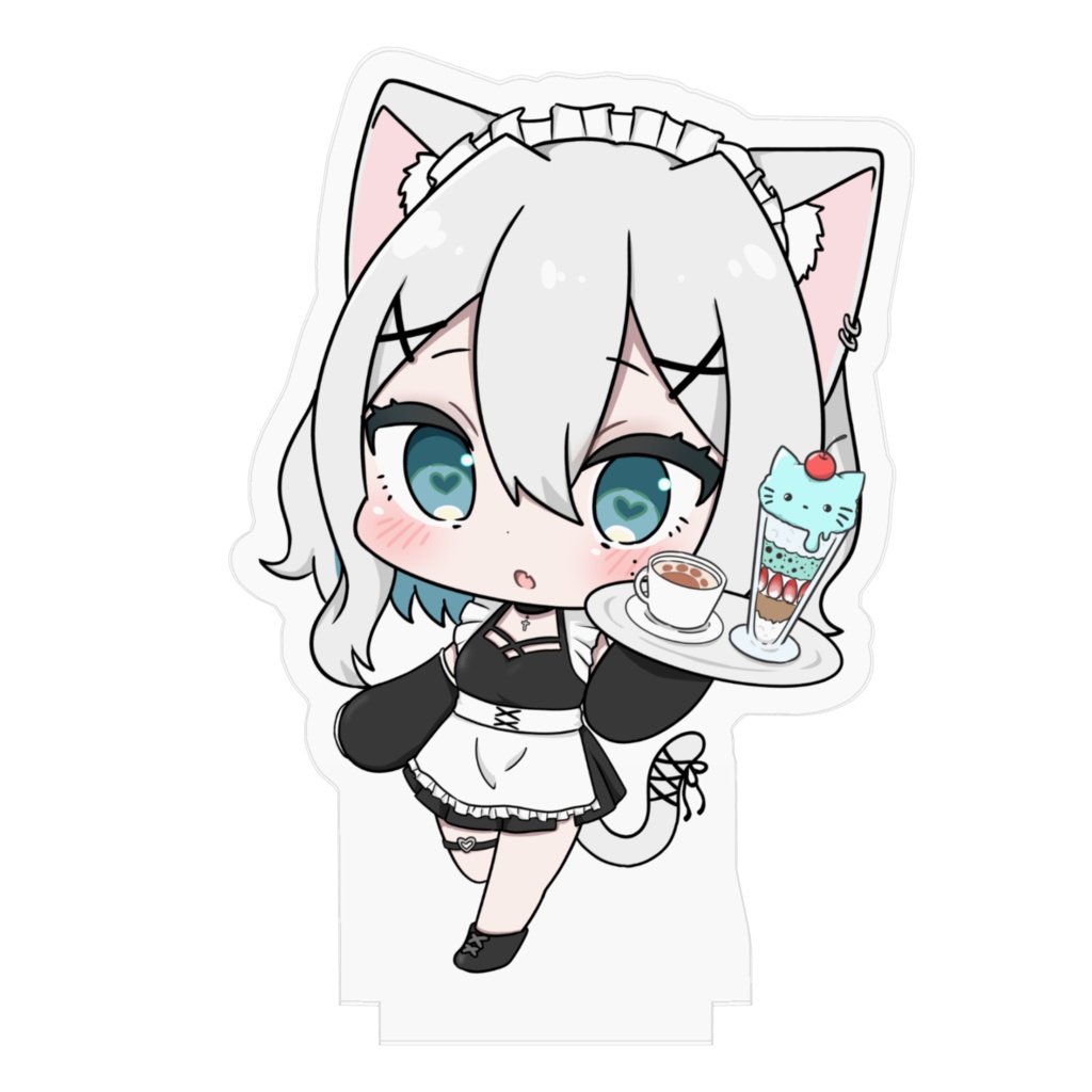 弱音ハクナ メイド服 アクリルスタンド(差分2)