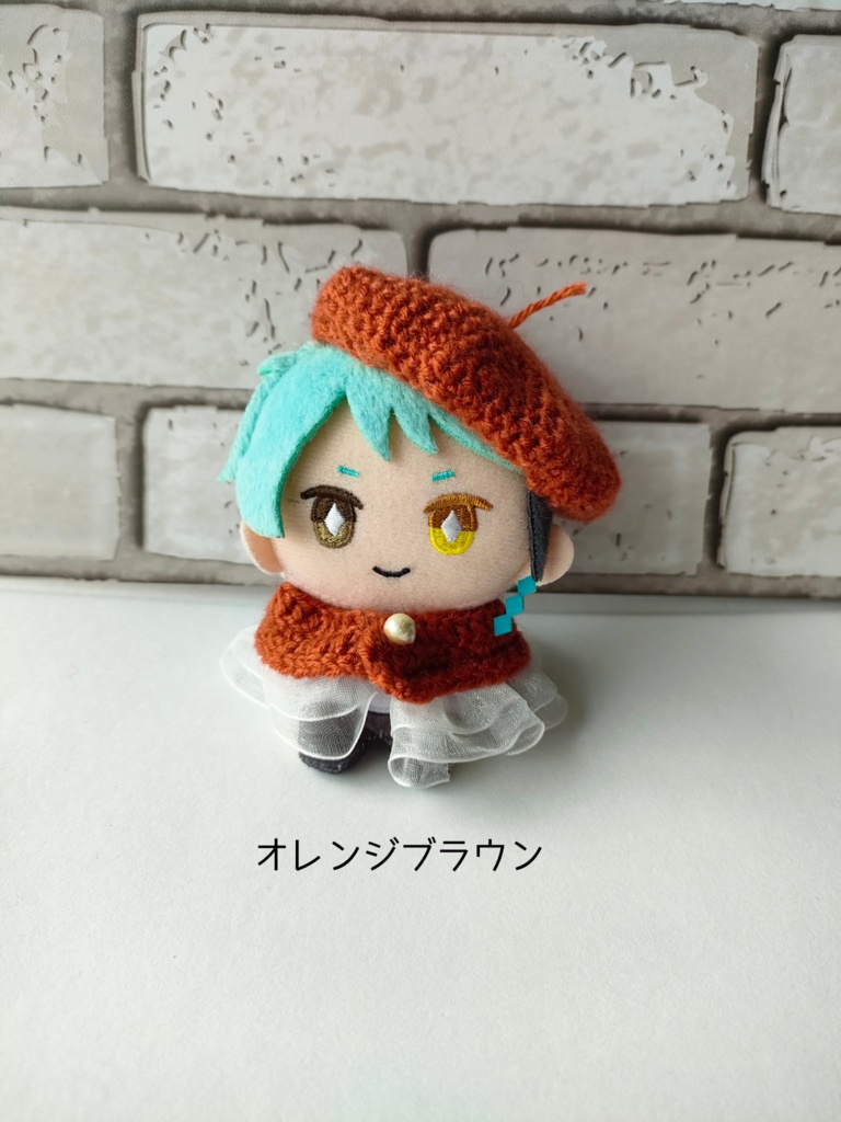 10cmぬい服 オーガンジーケープ&ベレー帽セット