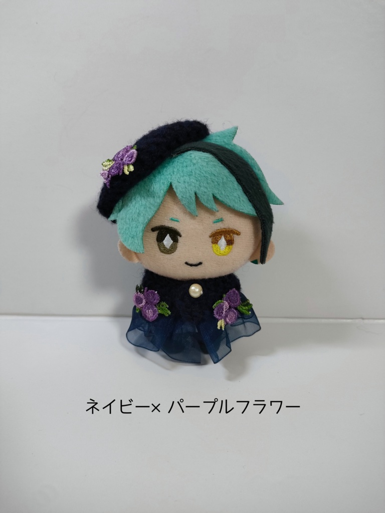 10cmぬい服 フラワーレースケープ&ベレー帽セット