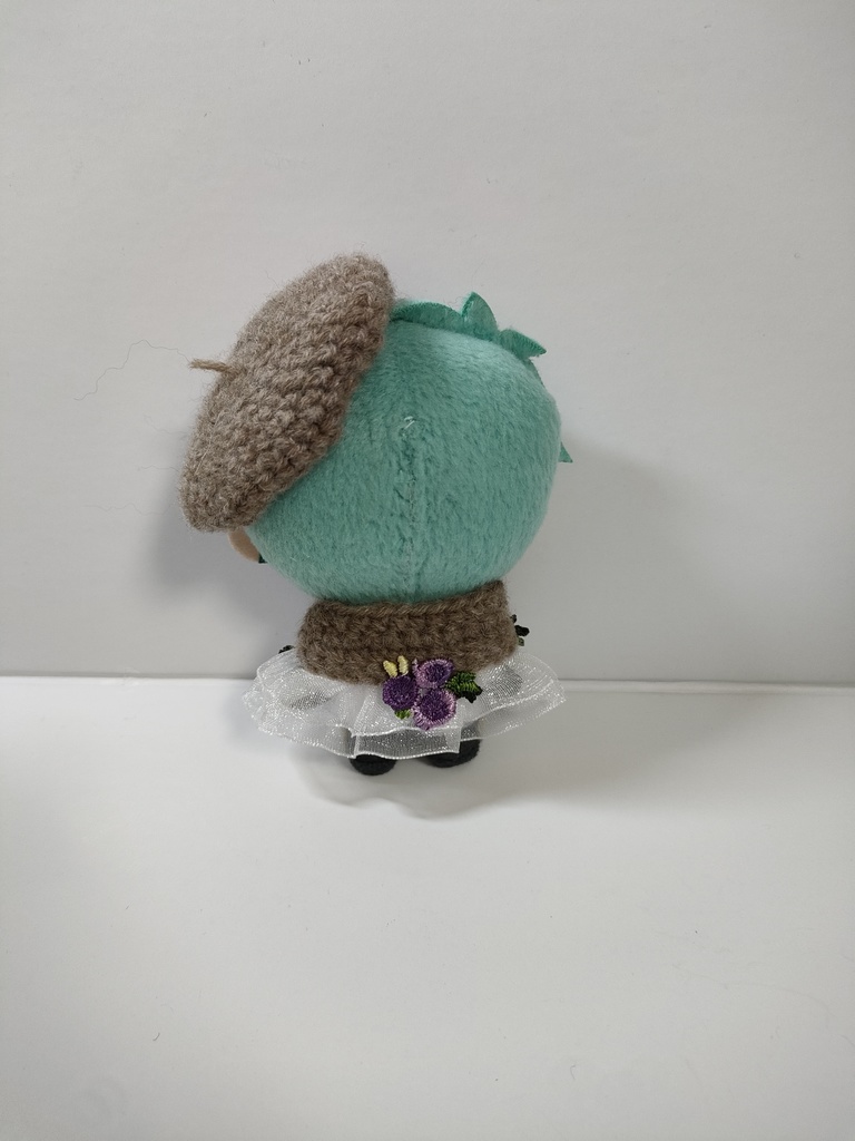 10cmぬい服 フラワーレースケープ&ベレー帽セット【第2弾】