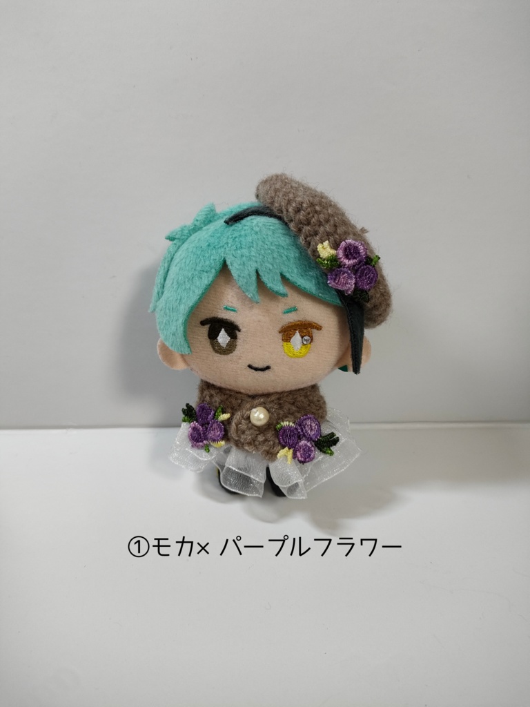 10cmぬい服 フラワーレースケープ&ベレー帽セット【第2弾】