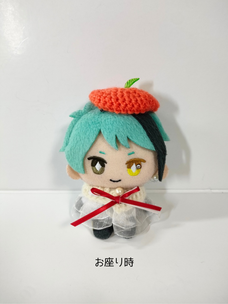 10cmぬい服 かがみもちケープ&ベレーセット