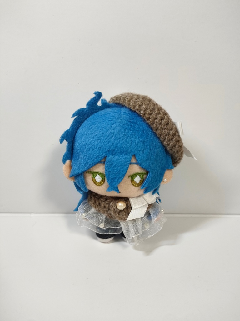 10cmぬい服 サテンリボンケープ&ベレーセット【第2弾】