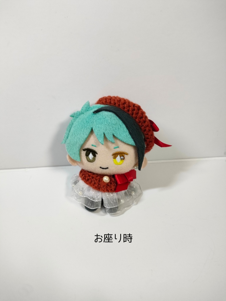 10cmぬい服 サテンリボンケープ&ベレーセット【第2弾】