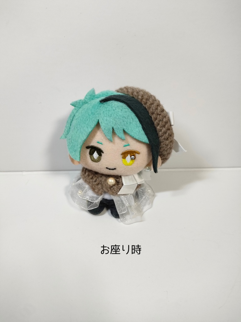 10cmぬい服 サテンリボンケープ&ベレーセット【第2弾】