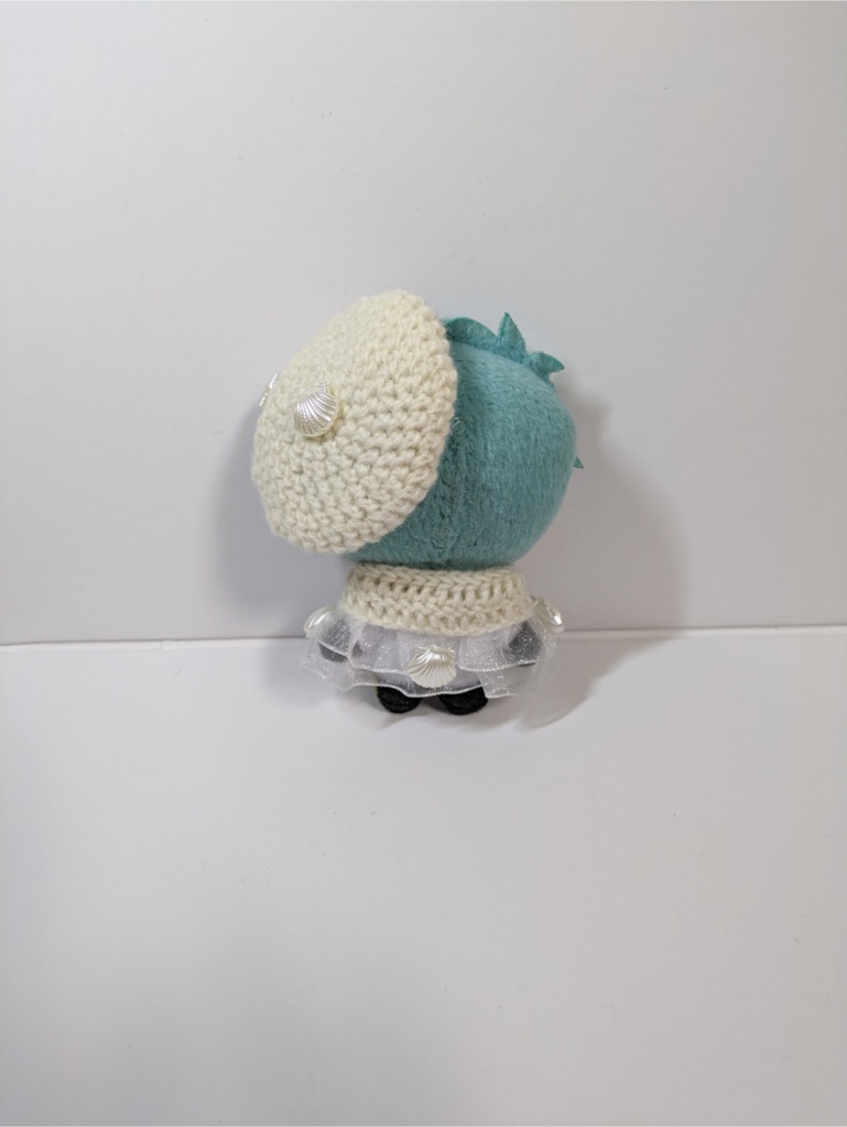 10cmぬい服 双子の人魚ケープ&ベレーセット《くすみカラー》