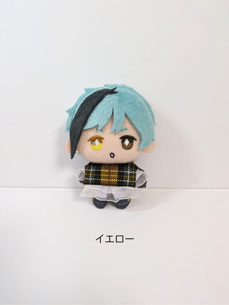 10cmぬい服 フリルチェックブラウス