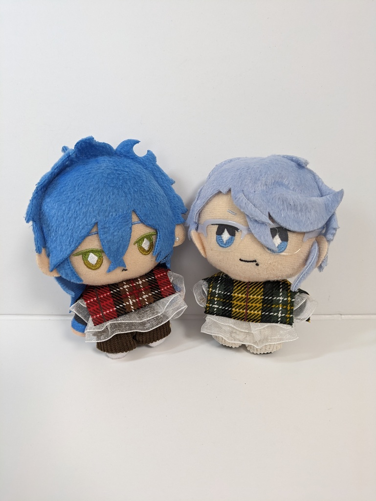 10cmぬい服 フリルチェックブラウス