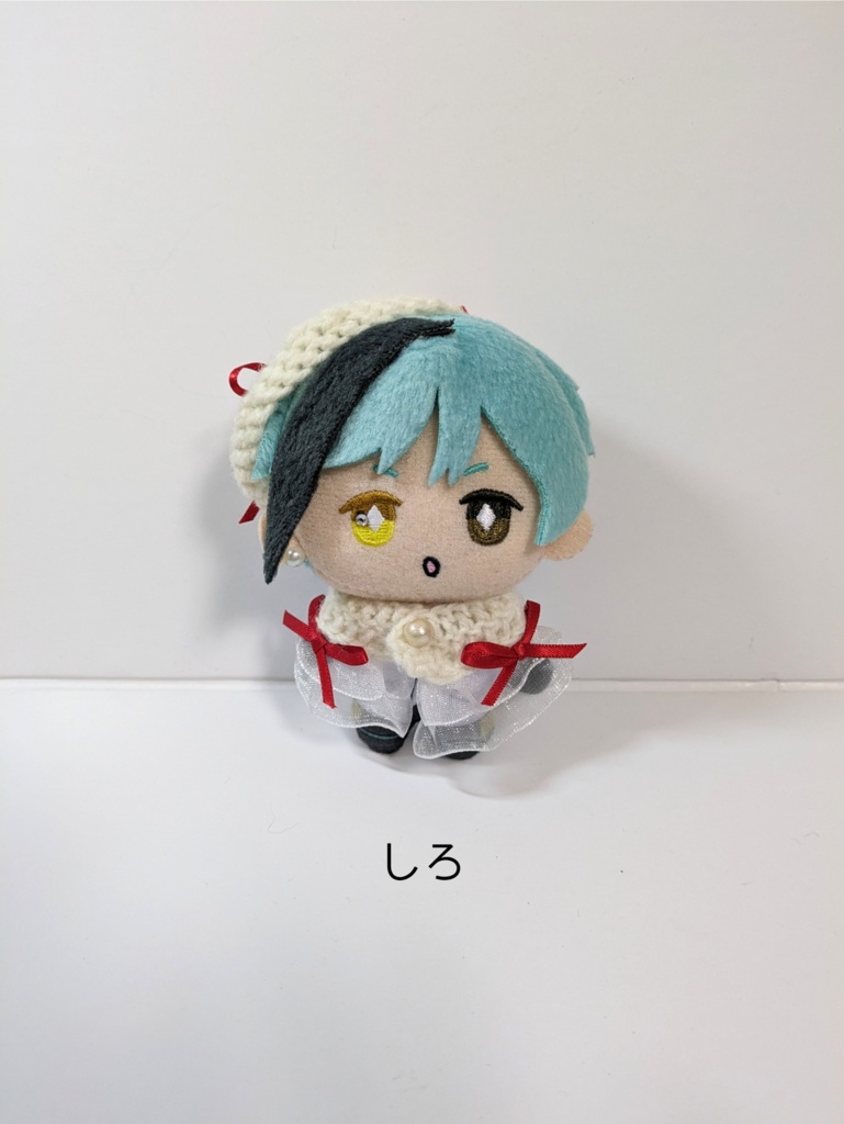 10cmぬい服 紅白ケープ&ベレーセット