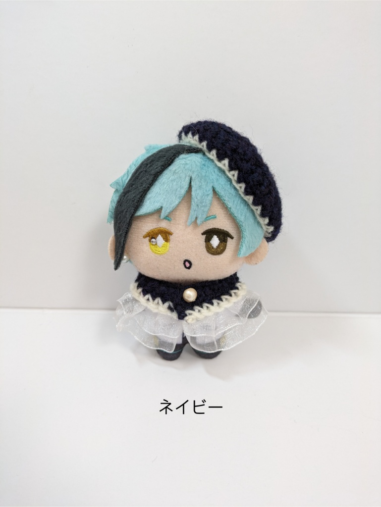 10cmぬい服 バイカラーケープ&ベレーセット《第2弾》