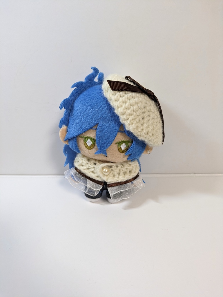 10cmぬい服 グログランリボンベレー&ケープセット