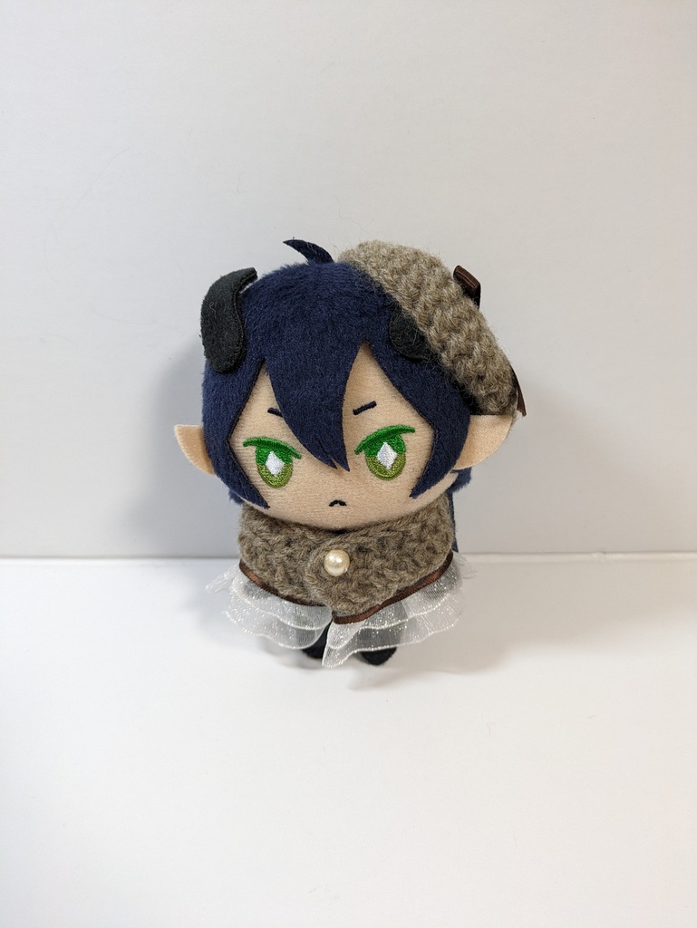 10cmぬい服 グログランリボンベレー&ケープセット