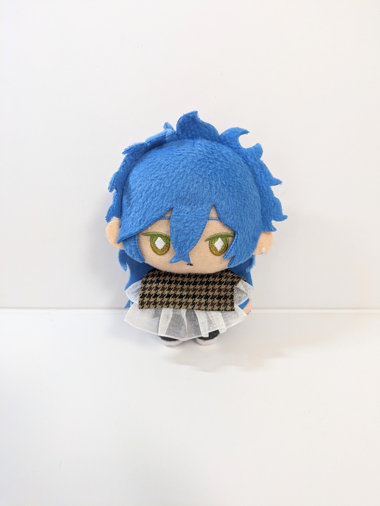 10cmぬい服 千鳥柄フリルブラウス