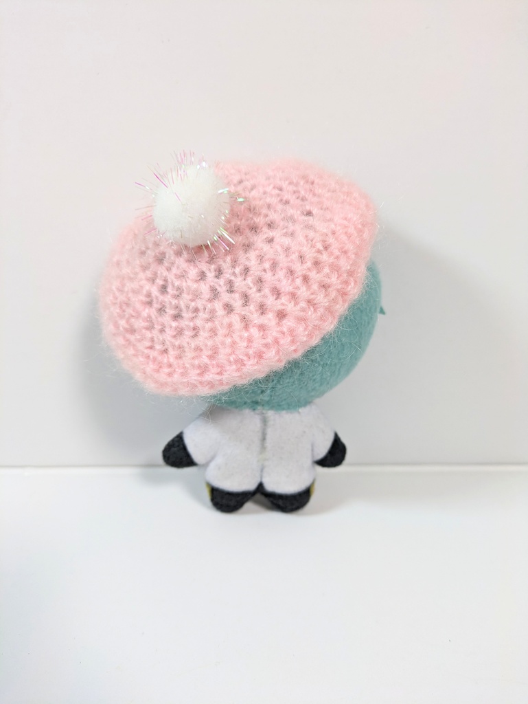 10cmぬい服 キラキラぼんぼんベレー帽