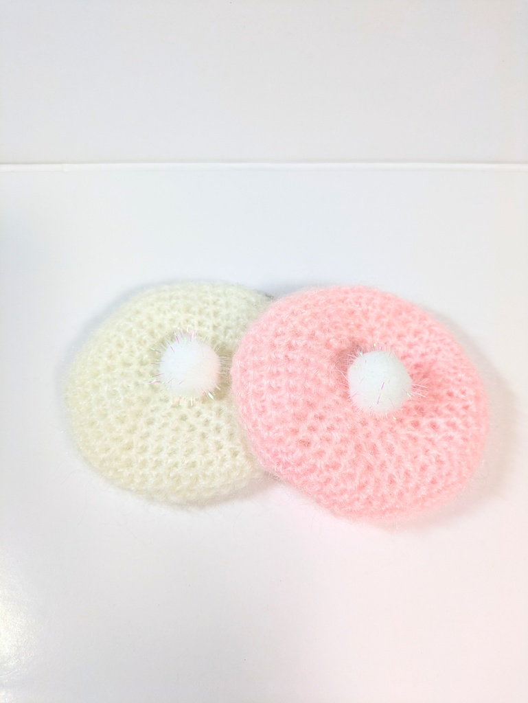 10cmぬい服 キラキラぼんぼんベレー帽