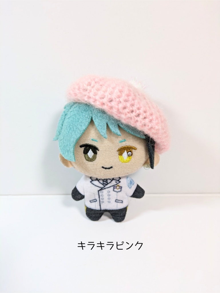 10cmぬい服 キラキラぼんぼんベレー帽