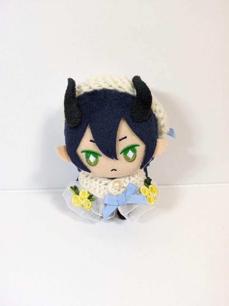 ぬい服10cm グログランフラワーケープ&ベレーセット