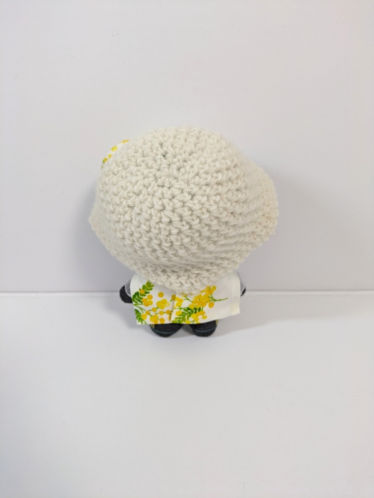 ぬい服10cm ミモザブラウス&チューリップハットセット