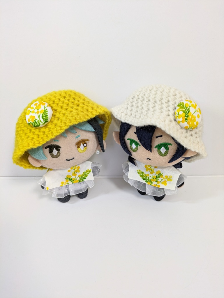 ぬい服10cm ミモザブラウス&チューリップハットセット