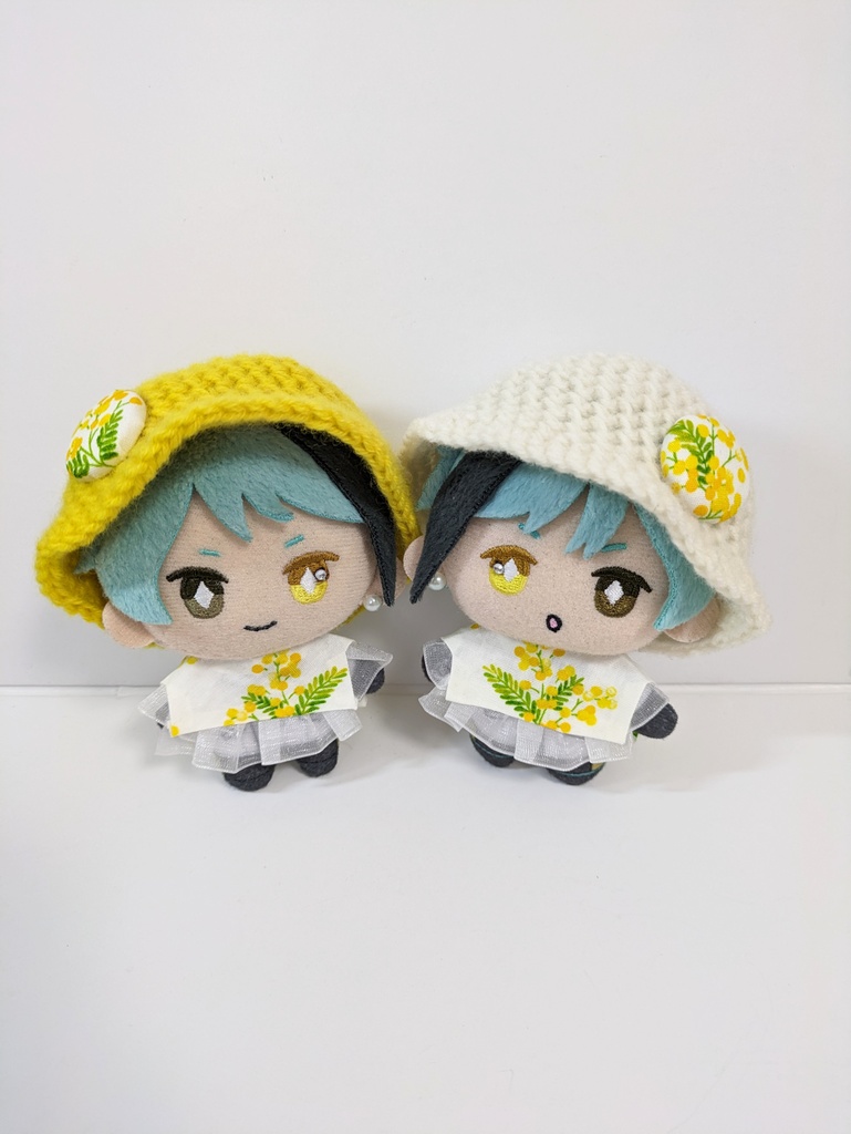 ぬい服10cm ミモザブラウス&チューリップハットセット