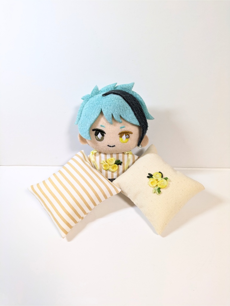 10cmぬい用 ストライプトップス&クッションセット