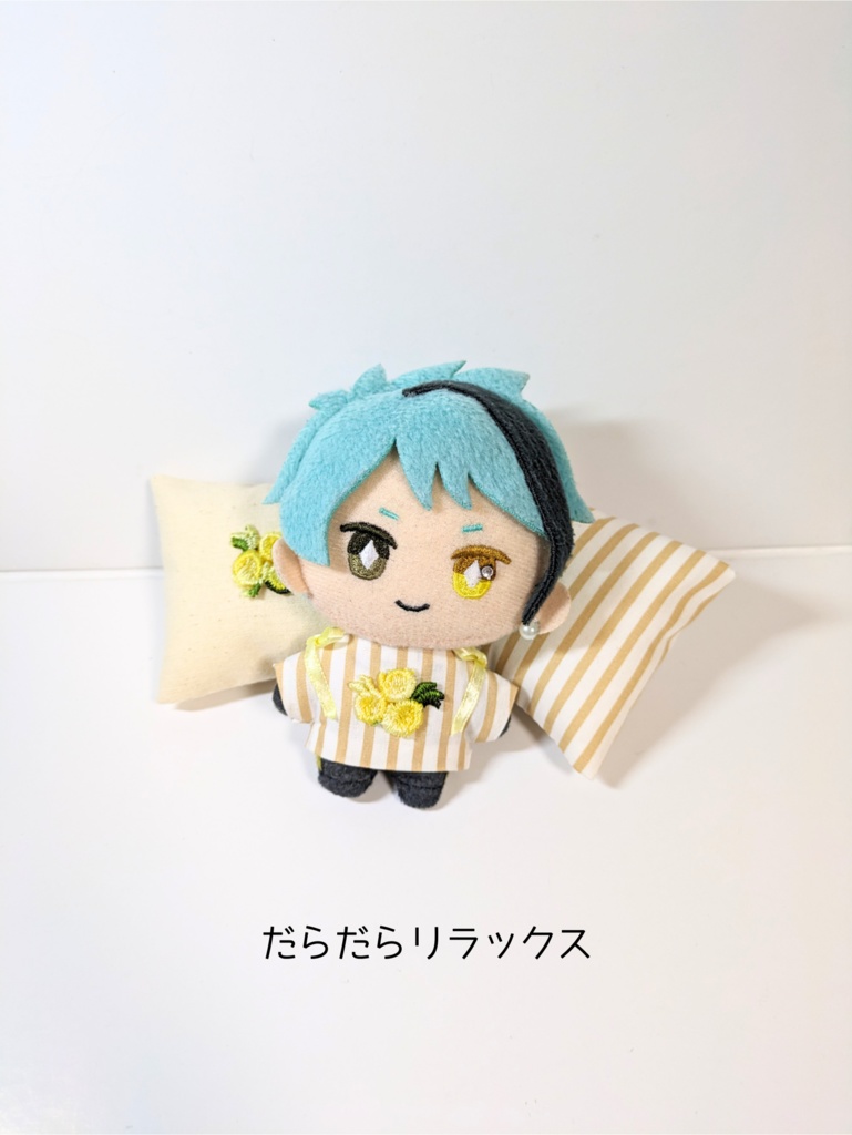 10cmぬい用 ストライプトップス&クッションセット