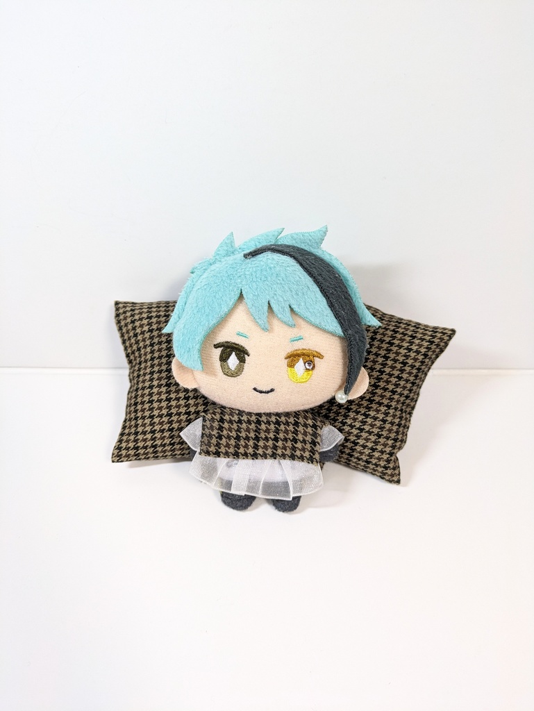 10cmぬいサイズクッションセット『クラシック(ちどり・チェック)』