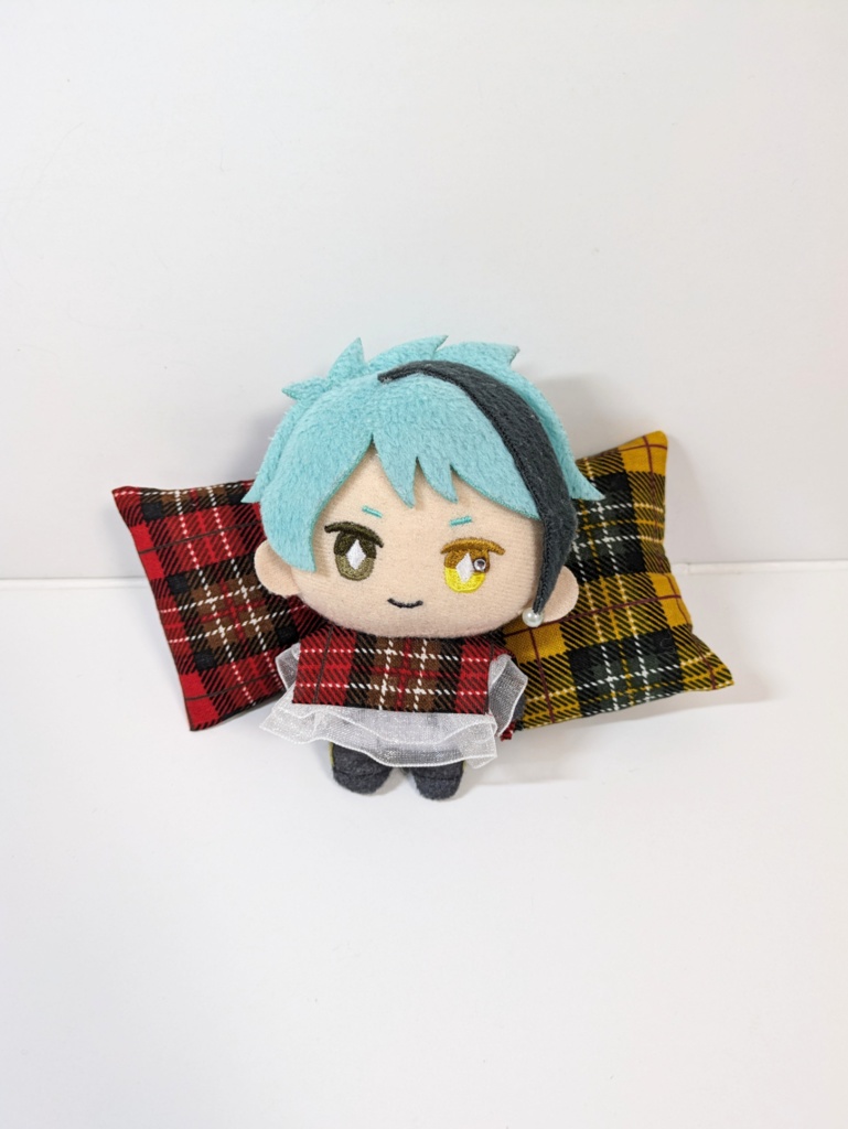 10cmぬいサイズクッションセット『クラシック(ちどり・チェック)』