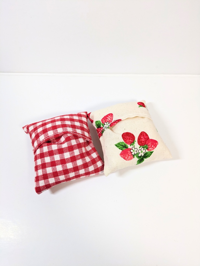 10cmぬいサイズクッションセット『スプリング(ミモザ・いちご)』