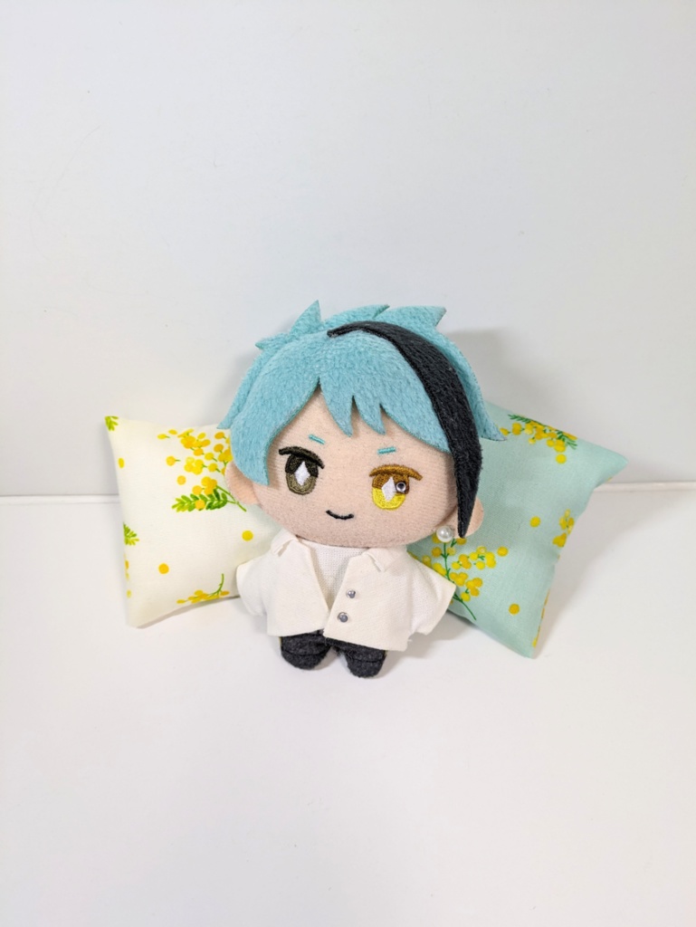 10cmぬいサイズクッションセット『スプリング(ミモザ・いちご)』