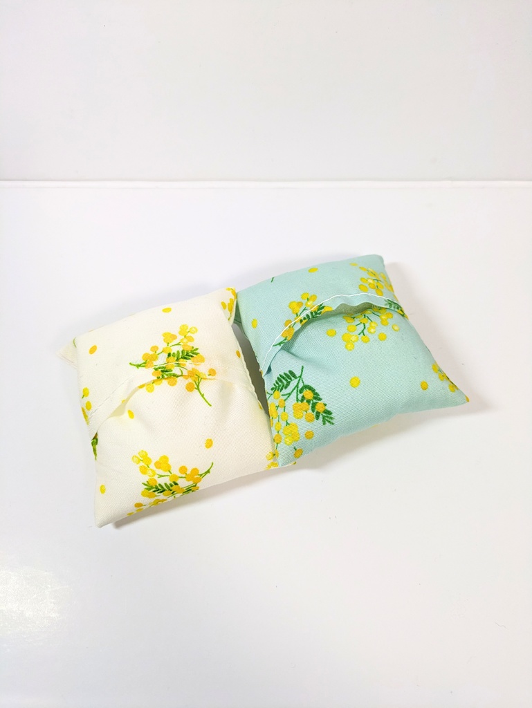 10cmぬいサイズクッションセット『スプリング(ミモザ・いちご)』