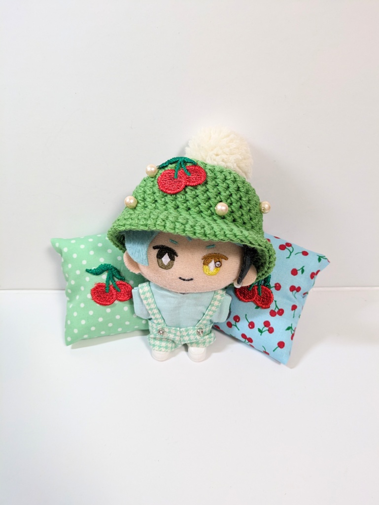 10cmぬいサイズクッションセット『サマー(メロンソーダ・マリン)』