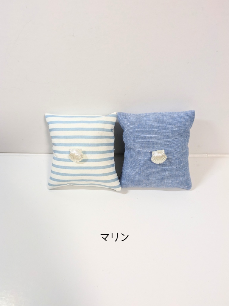 10cmぬいサイズクッションセット『サマー(メロンソーダ・マリン)』