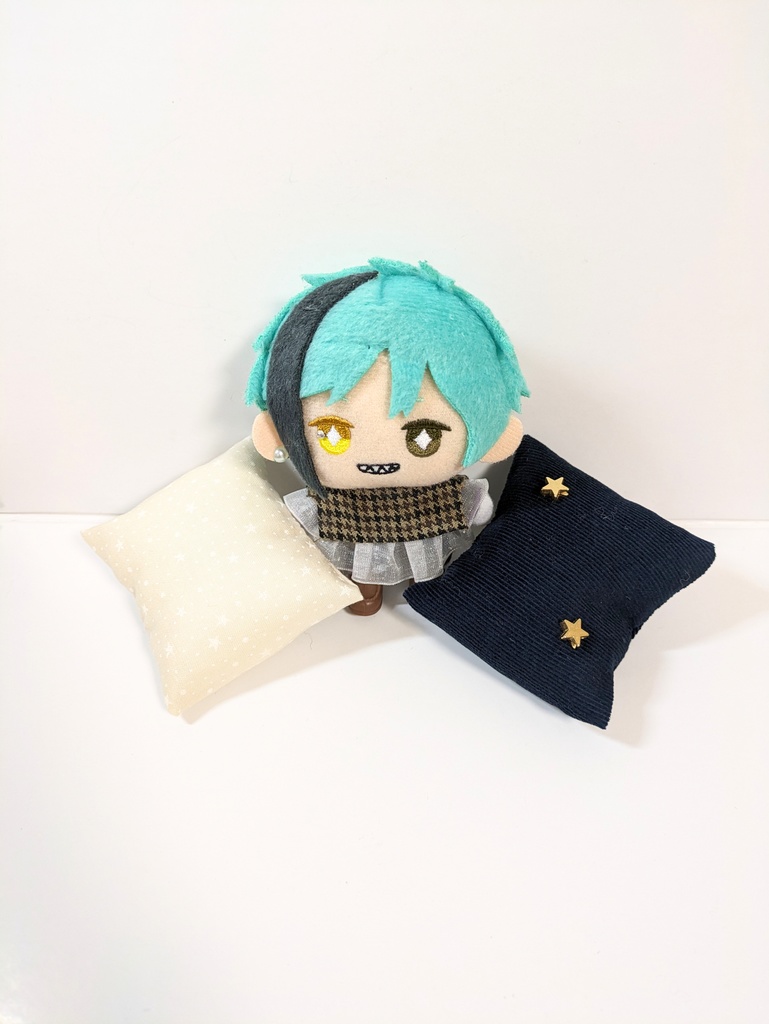 10cmぬいサイズクッションセット『エトワール(ノワール・ブラン)』