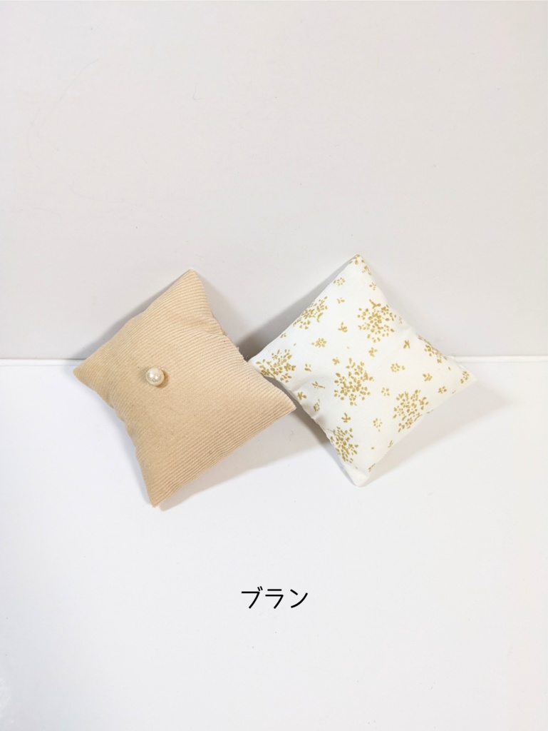 10cmぬいサイズクッションセット『エトワール(ノワール・ブラン)』