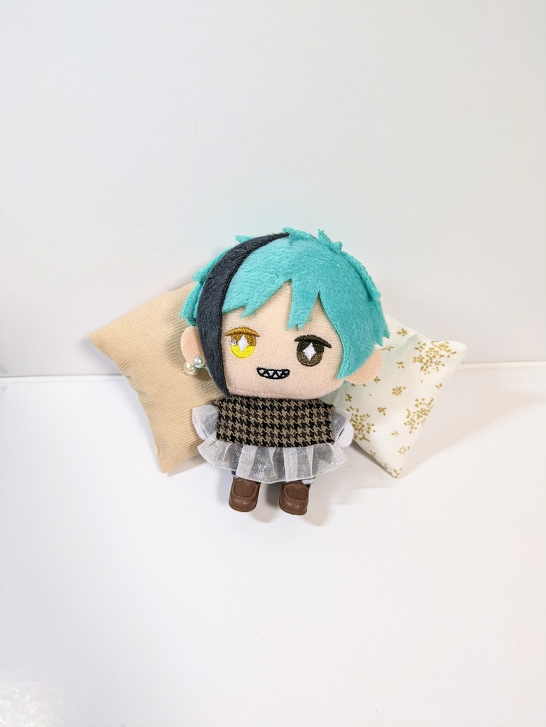 10cmぬいサイズクッションセット『エトワール(ノワール・ブラン)』