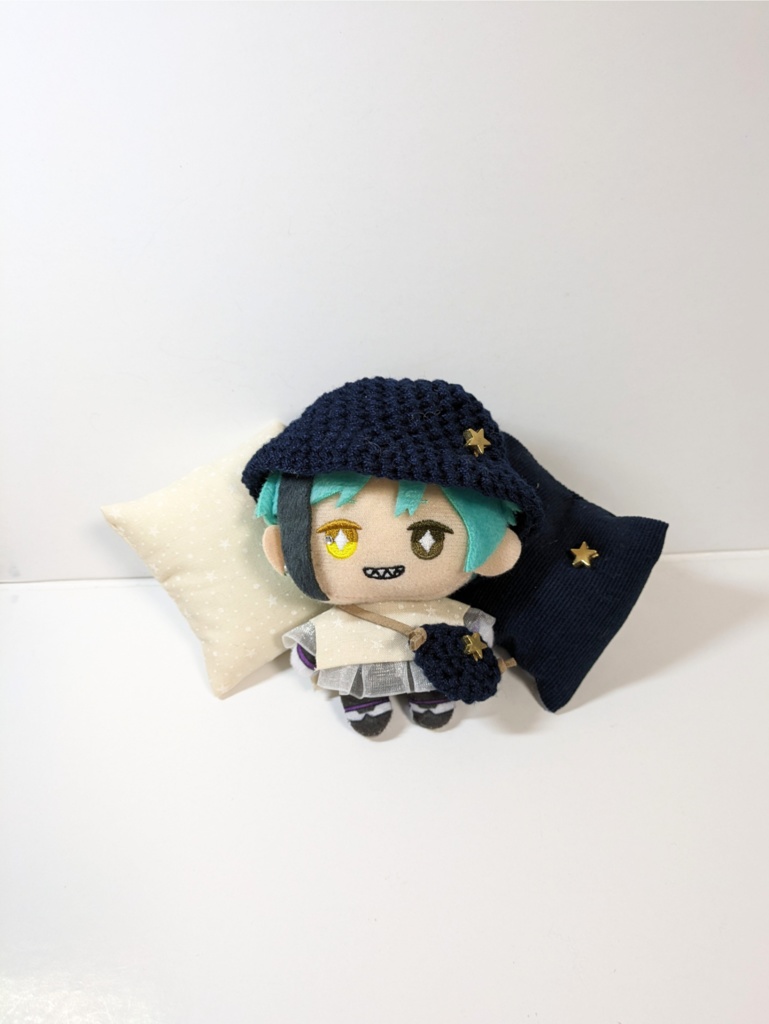 10cmぬいサイズクッションセット『エトワール(ノワール・ブラン)』