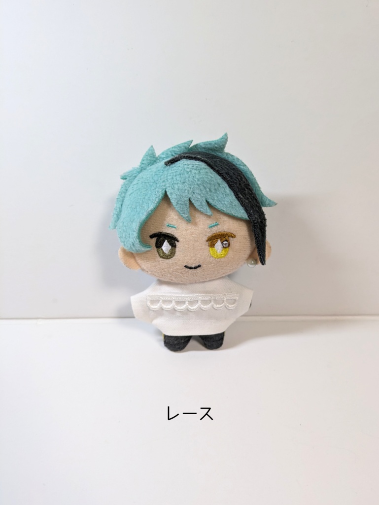 ぬい服10cm シンプルお上品ホワイトトップス