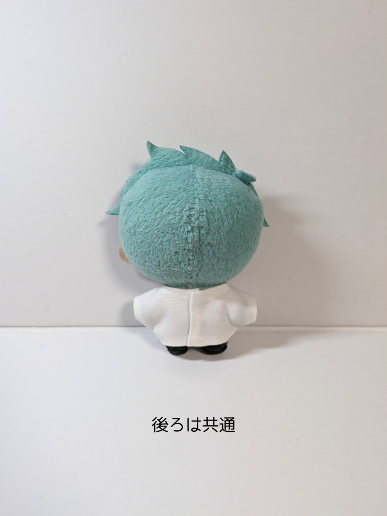 ぬい服10cm シンプルお上品ホワイトトップス