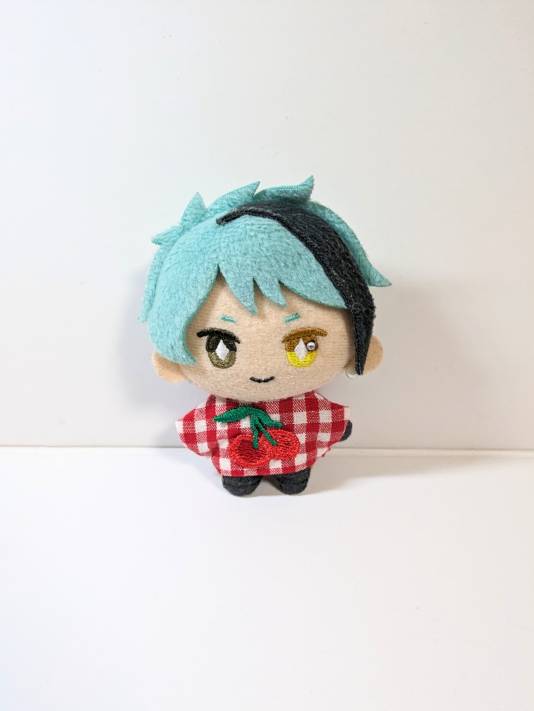 ぬい服10cm さくらんぼワッペントップス