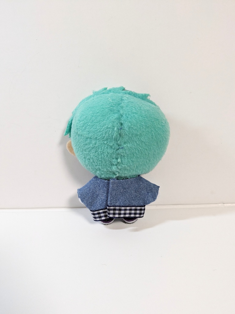 ぬい服10cm ビッグリボントップス【デニムver.】